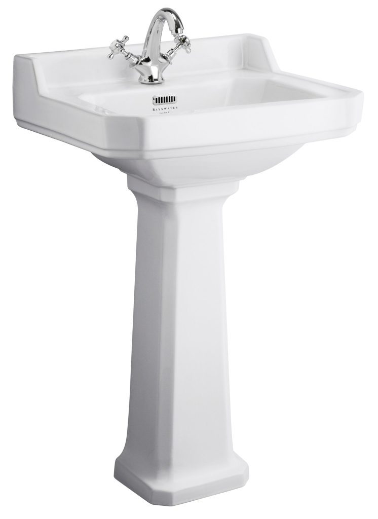 Fitzroy 560mm Basin 3 Tap Hole - White Ceramic Fitzroy 560mm Basin 3 Tap Hole - White Ceramic - Image 1