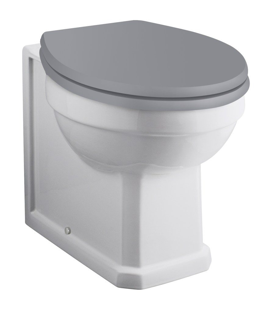 Fitzroy Comfort Height Pan - Back to Wall - White Ceramic Fitzroy Comfort Height Pan - Back to Wall - White Ceramic - Image 1