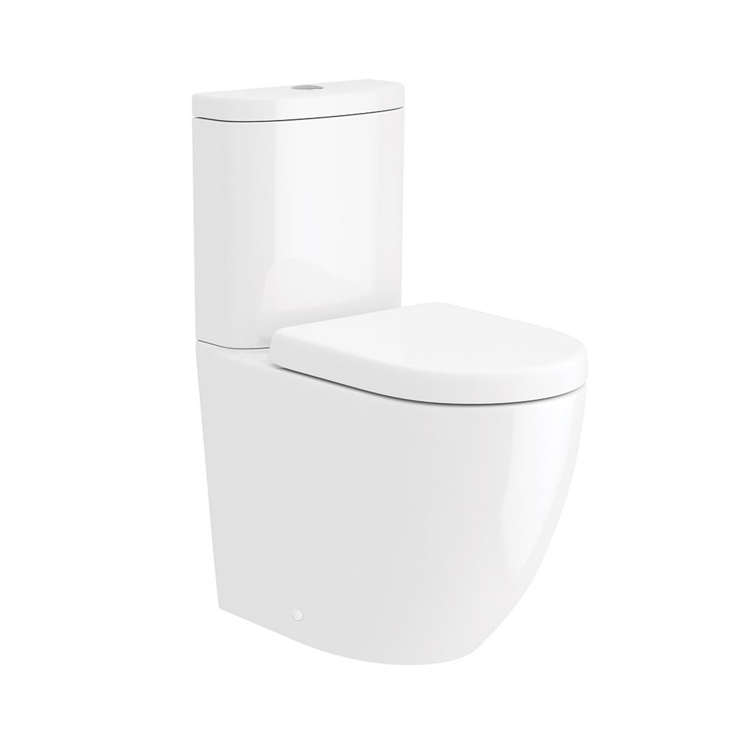 Edison Fully Enclosed Semi CH Pan,Cistern & D-Shape Seat Edison Fully Enclosed Semi CH Pan,Cistern & D-Shape Seat - Image 1