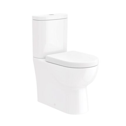 Finley Fully Enclosed Semi CH Pan, Cistern & D-Shape Seat