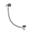 Round Overflow Bath Filler c/w Easy Clean Waste - Gun Metal