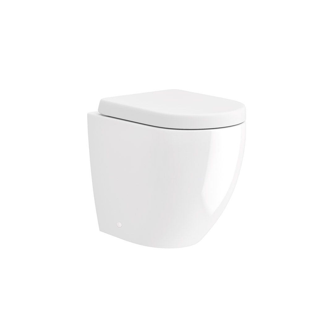 Edison Back To Wall Pan & D-Shape Seat - Image 1