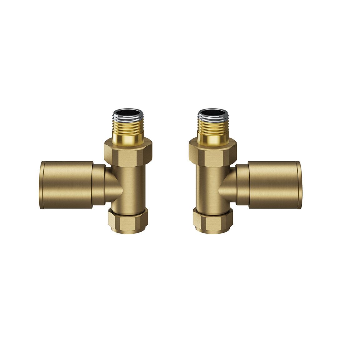 Round Radiator Valves - Straight Round Radiator Valves - Straight - Image 1