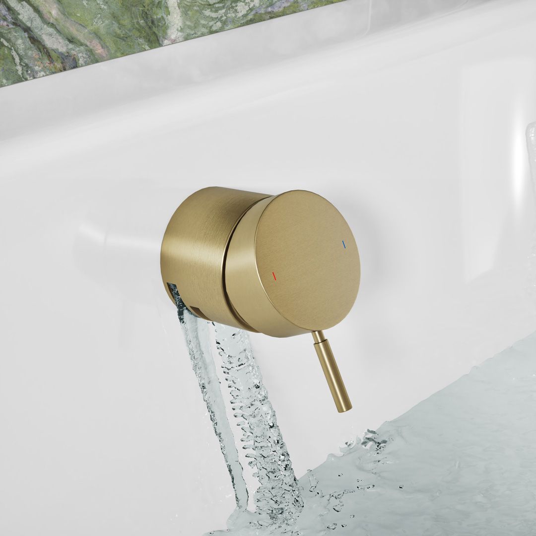 Bath Filler with Control Valve,Sprung Waste & Overflow Bath Filler with Control Valve,Sprung Waste & Overflow - Image 1