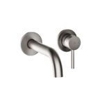 Ryver Wall Mounted Basin Mono - Gun Metal, Non-Textured