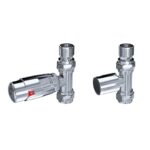 Thermostatic Radiator Valves - Straight - Chrome