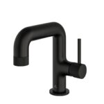 Ryver Side Lever Basin Mono - Black, Knurled