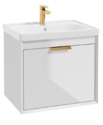 FJORD Wall Hung 60cm Two Drawer Vanity Unit