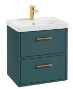 FINLAND Wall Hung 50cm Two Drawer Vanity Unit