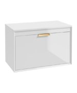 FJORD Wall Hung 80cm Two Drawer Countertop Vanity Unit