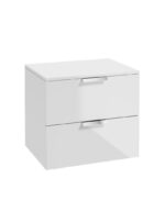 STOCKHOLM Wall Hung 60cm Two Drawer Countertop Vanity Unit