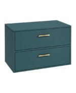 FINLAND Wall Hung 80cm Two Drawer Countertop Vanity Unit