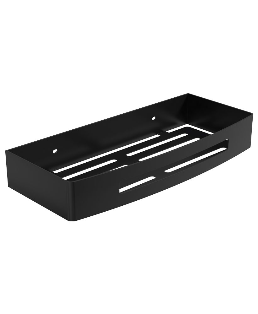 1673363739_ua0037-1 CORA Shower Basket Matt Black - Image 1