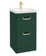 FREYA Floorstanding 50cm Two Drawer Vanity Unit