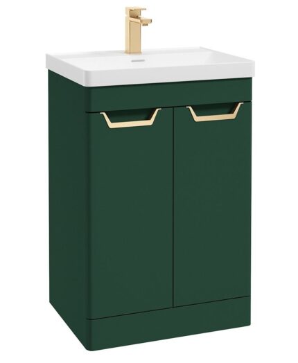 FREYA Floorstanding 60cm Two Door Vanity Unit