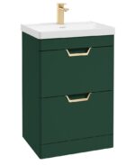 FREYA Floorstanding 60cm Two Drawer Vanity Unit