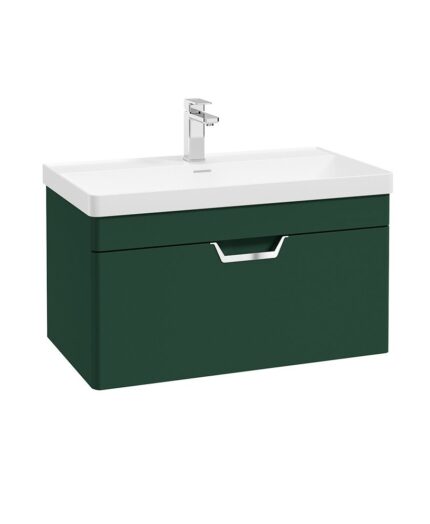 FREYA Wall Hung 80cm Single Drawer Vanity Unit
