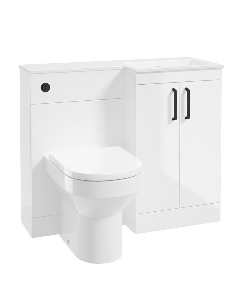 1731942117_uf1995-1 CORTA 100cm RH Combination Two Door Vanity Unit - Image 1