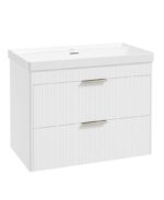 REED Wall Hung 80cm Two Drawer Vanity Unit