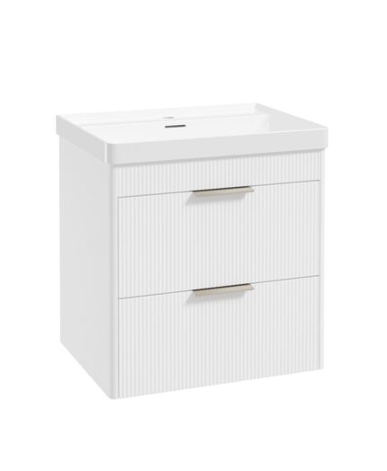 REED Wall Hung 60cm Two Drawer Vanity Unit
