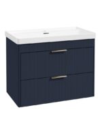 REED 80cm Wall Hung Two Drawer Vanity Unit