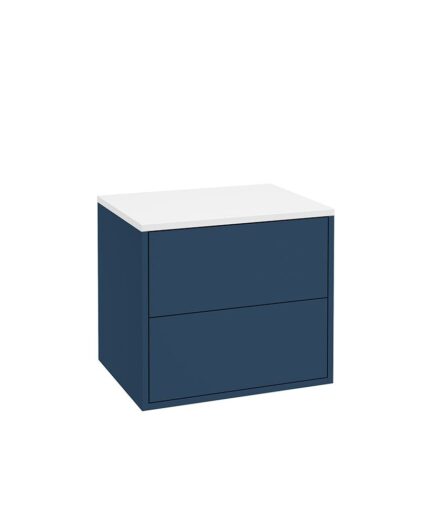 PULSE Wall Hung 60cm Two Drawer Countertop Vanity Unit
