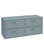 FINLAND Wall Hung 120cm Four Drawer Countertop Vanity Unit