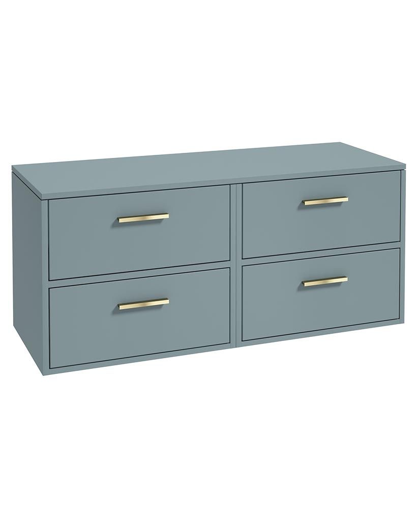 1753718807_uf0961-1 FINLAND Wall Hung 120cm Four Drawer Countertop Vanity Unit - Image 1