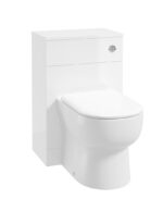 SCANDINAVIAN Back To Wall Unit & Cistern - Gloss White