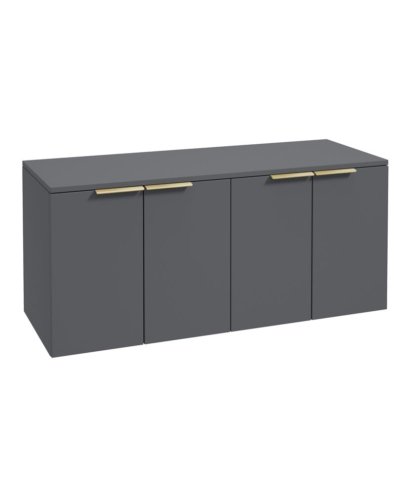 1753718915_uf1297-1 STOCKHOLM Wall Hung 120cm Four Door Countertop Vanity Unit - Image 1