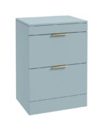 STOCKHOLM Floorstanding 60cm Two Drawer Countertop Vanity Unit