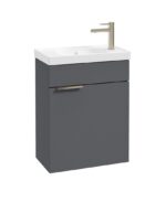 STOCKHOLM Wall Hung 50cm Single Door Cloakroom Vanity Unit