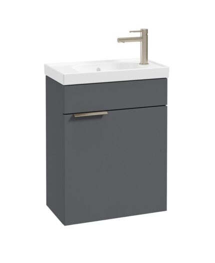 STOCKHOLM Wall Hung 50cm Single Door Cloakroom Vanity Unit