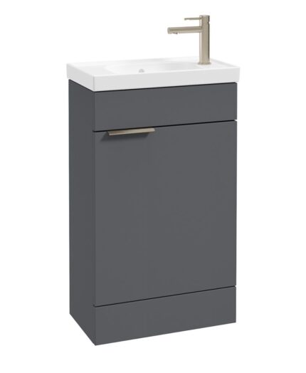 STOCKHOLM Floorstanding 50cm Single Door Cloakroom Vanity Unit