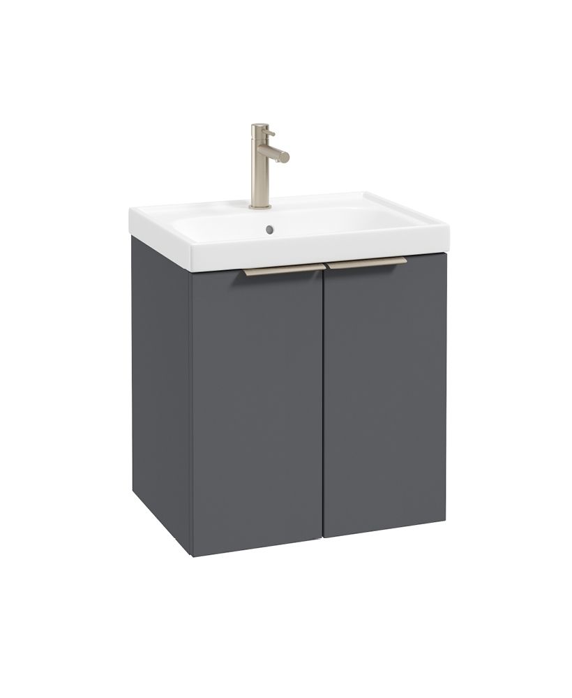 1753719083_uf1529-1 STOCKHOLM Wall Hung 50cm Two Door Vanity Unit - Image 1