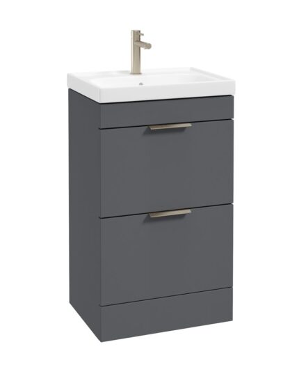 STOCKHOLM Floorstanding 50cm Two Drawer Vanity Unit