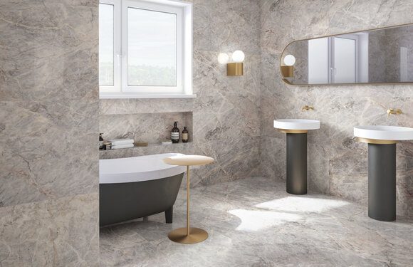 VVFN2449BI46795_FIORDEPESCO_AMB_2_FIORDEPESCO_AMB_2_SZ3 PL. Fior Di Pesco Polished 60x120cm - Image 1