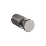 Ryver Robe Hook - Gun Metal, Fluted