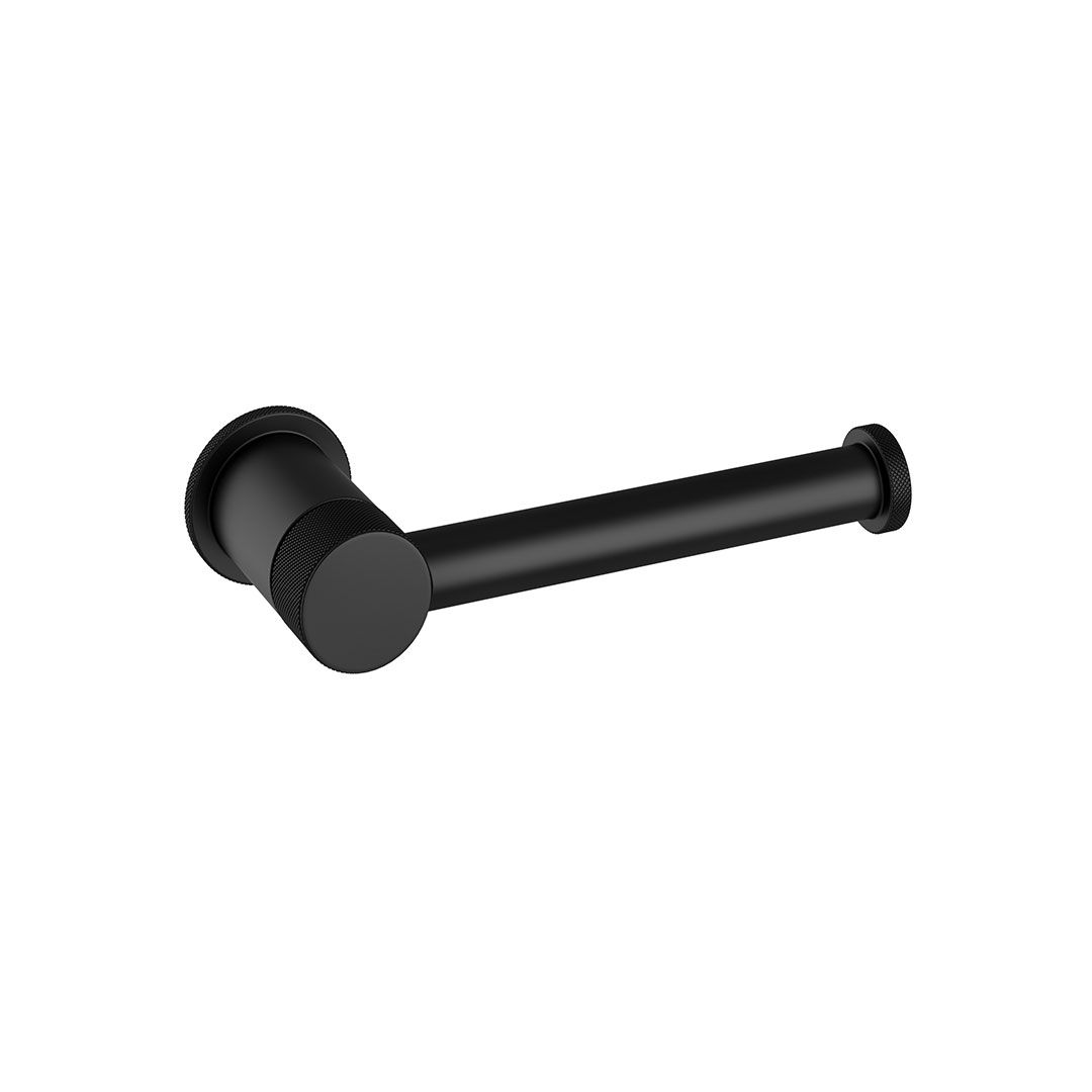 mlacrykn1bl_ryver_knurled_toilet_roll_holder_black_co_3-1 Ryver Toilet Roll Holder - Image 1