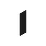 Slimline Base End Panel - Black