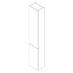 Stockton Slimline 300mm 2 Door Tall Storage Unit