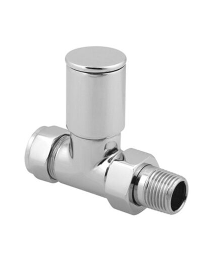 SONAS Round Head Straight Radiator Valves