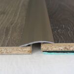 Trojan A14 Self-Adhesive Uni-Coverstrip - Brushed Silver, 0.9m