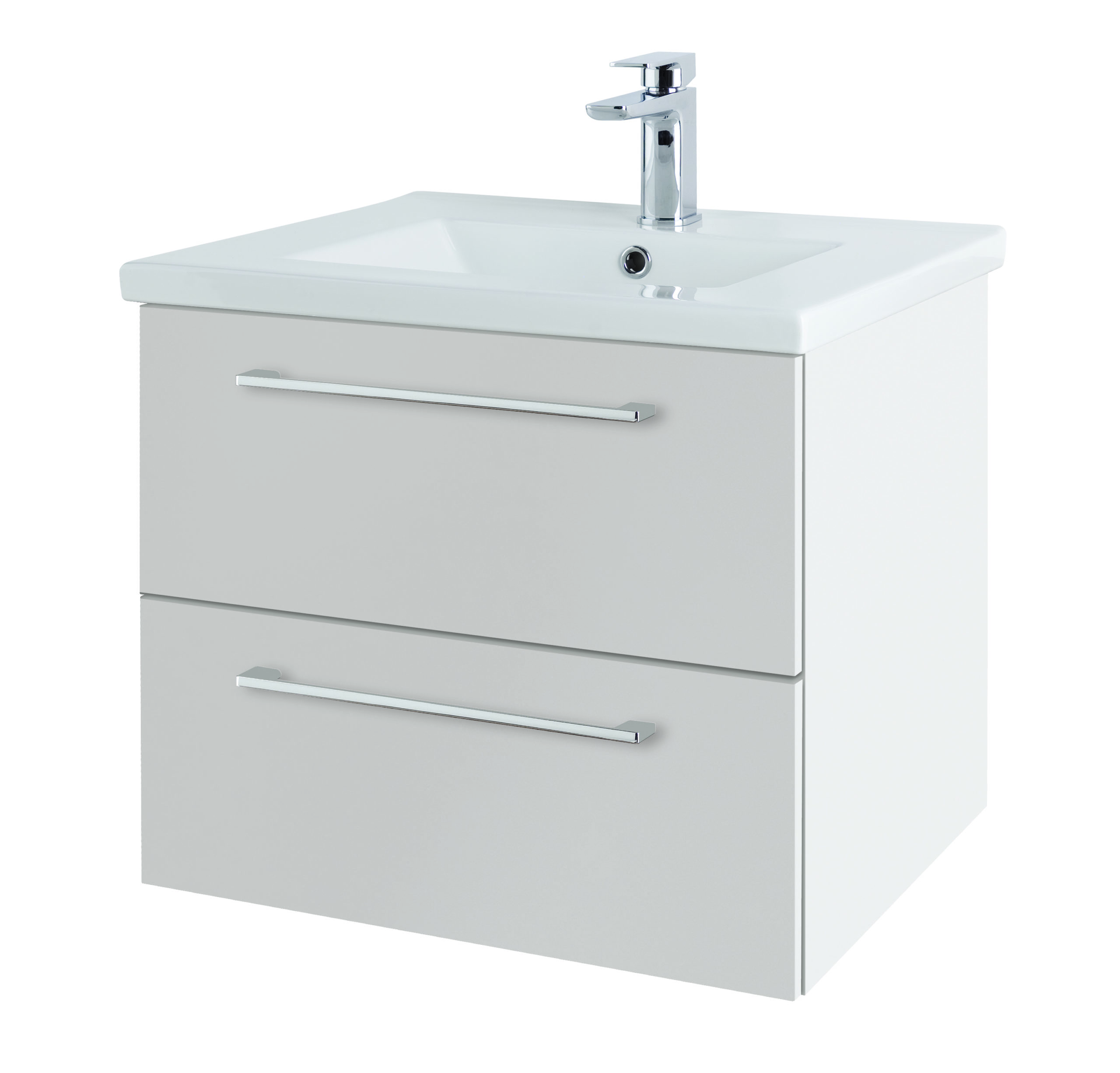 CES60WHTWH-scaled-1 Cesena Twin Drawer Wall Hung Unit - Image 1
