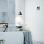 Hush Discreet Bathroom Extractor Fan - Matt Silver, timer