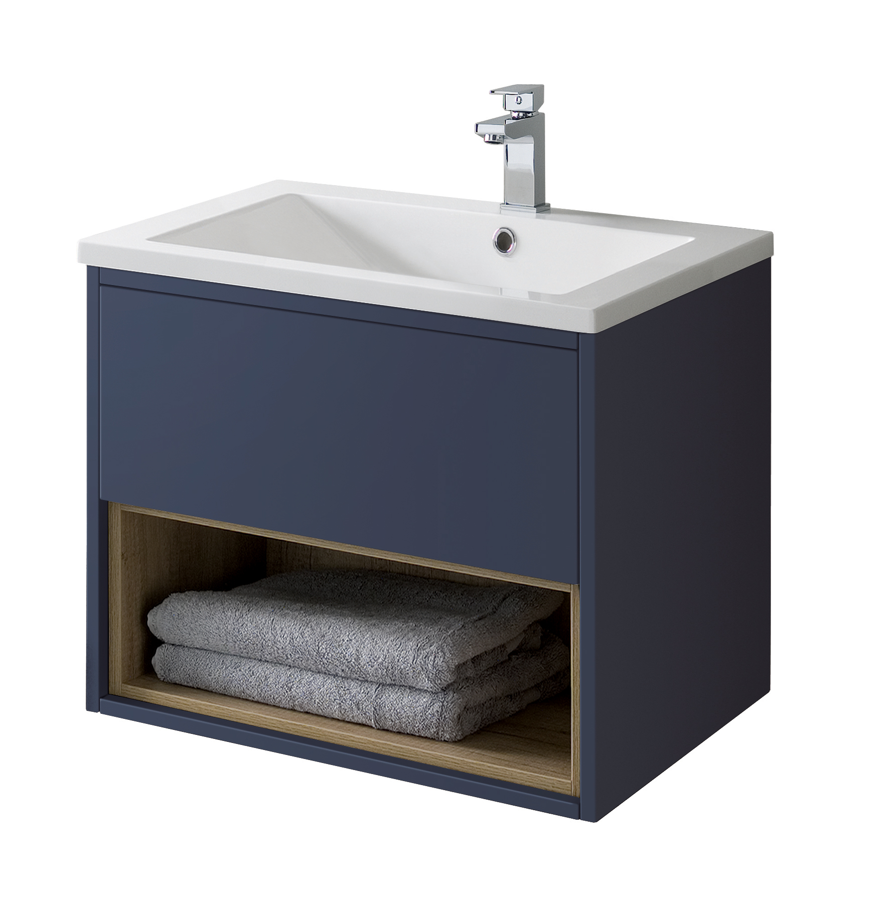 Lucca-500-Wall-CO-MATT-BLUE Lucca Wall Hung Unit - Image 1
