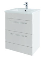 Rimini Floor Standing Unit - 600mm, Gloss White