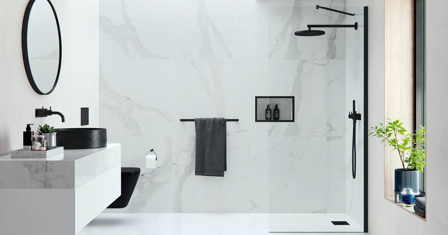 ayo-lead-modular-10mm-wetroom-panel-with-angled-stabilising-bars-matte-black-5-2x AYO L Shape Straight Stabilising Bar Silver - Image 1