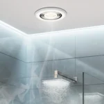 Cyclone Wet Room Inline Fan - White, cool-white-led