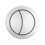 Dual Flush Button - White
